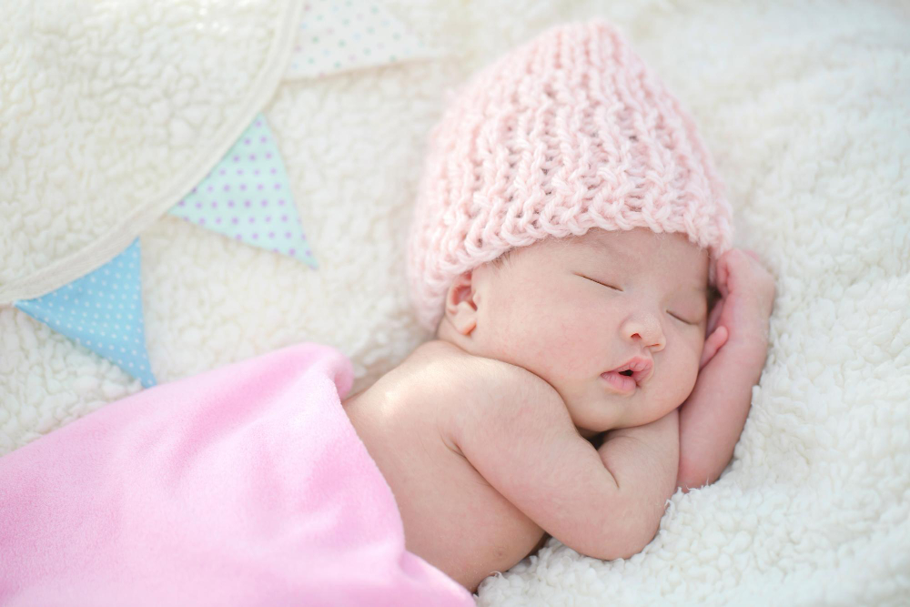 A peaceful newborn — the heart of every fertility journey at Millennium IVF.