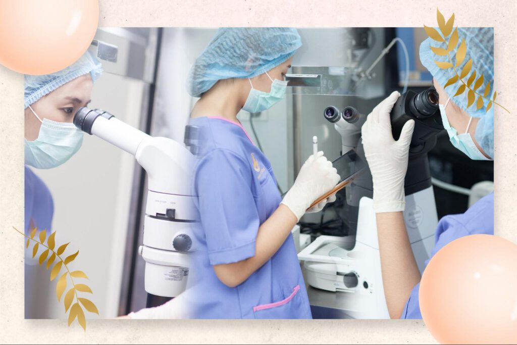 รูปภาพกระบวนการเก็บไข่ของ Millennium IVF Clinic
